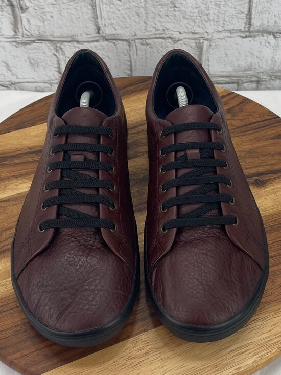 Birchbury Bramfords Mens 12 Brown Black Pebbled Leather Slip On Casual Shoes main image 10